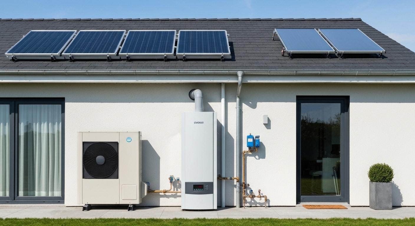 Fűtéskorszerűsítés és energetikai besorolás: kazáncsere, hőszivattyú vagy napkollektor?